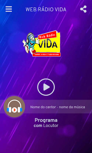 web rádio vida Screenshot 2