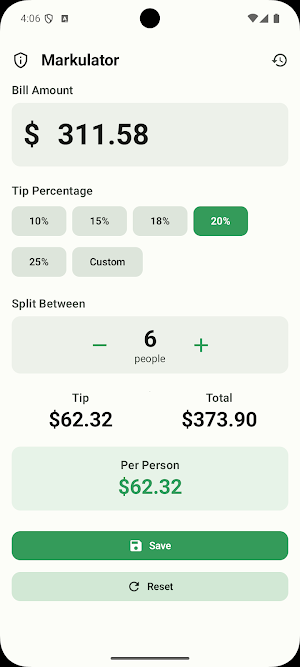 Markulator Screenshot 3