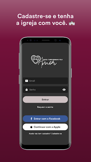 Igreja transformados pelo amor Screenshot 3