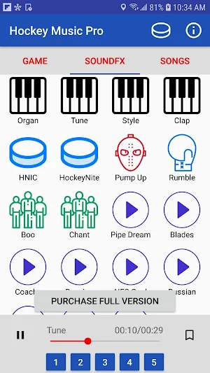 Hockey Music Pro Screenshot 3