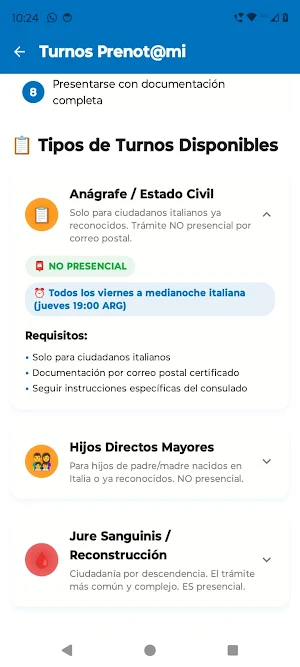 Ciudadanía Italiana Info Screenshot 3