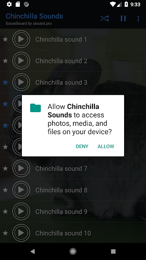 Chinchilla sounds ~ Sboard.pro Screenshot 1