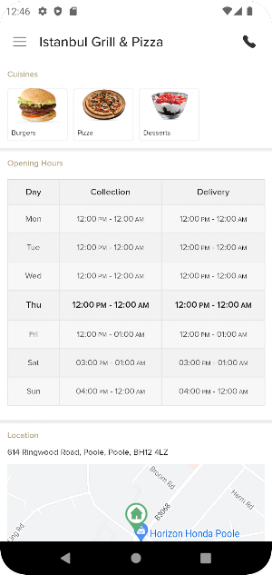 Istanbul Grill & Pizza Screenshot 2