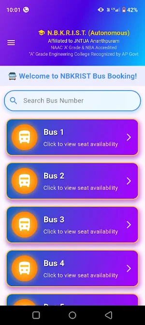 NBKRIST Seat Reserve Screenshot 2