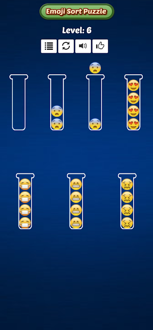 Emoji Sort Puzzle Latest 2022 Screenshot 0