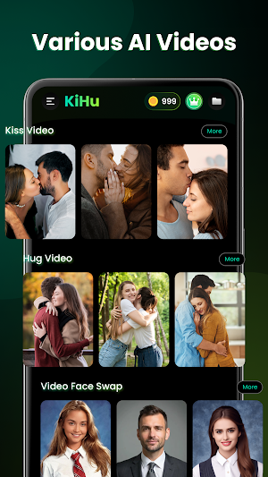 AI Hug & Kiss Video : KiHu Screenshot 1