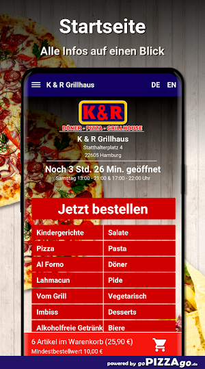 K - R Grillhaus Hamburg Screenshot 1