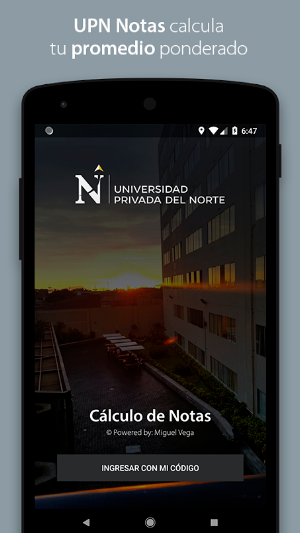 UPN Notas Screenshot 0