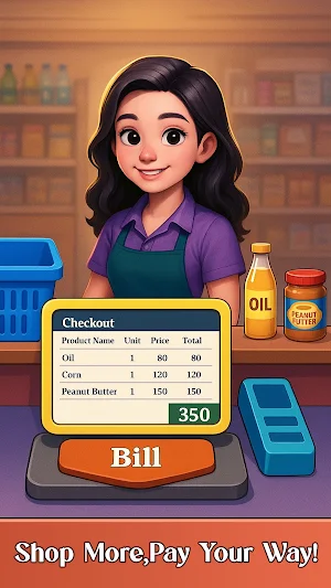 Supermarket Cashier Dash Screenshot 1