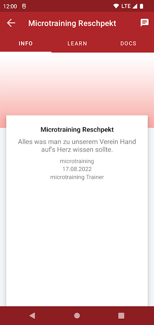 Reschpekt Mobile Academy Screenshot 1