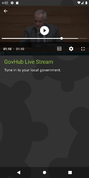 GovHub Media Screenshot 1