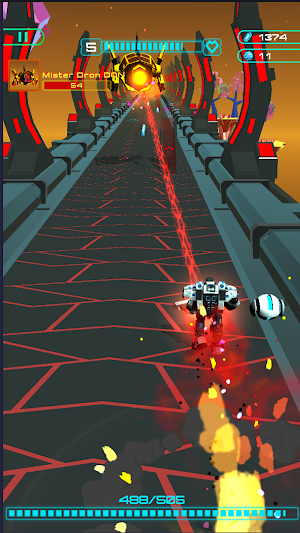 Robo Runner 3D: Run & Gun Screenshot 2