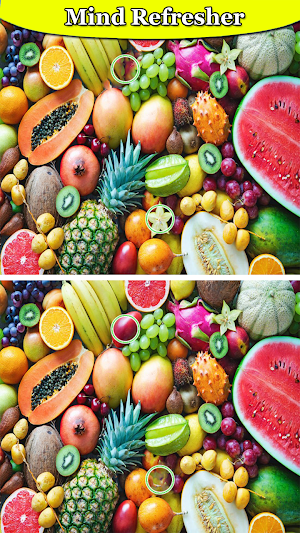Fruit Puzzle - Find Difference Screenshot 1