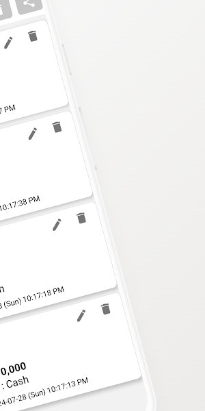 Food Expenses Notes Screenshot 1