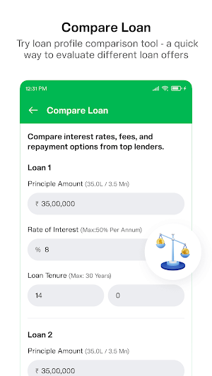 Loan EMI Calculator 2024 Screenshot 2