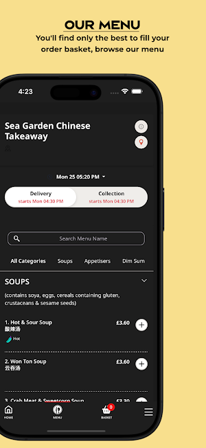 Sea Garden Chinese Takeaway Screenshot 2