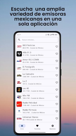 Radios México FM, AM, Online Screenshot 0