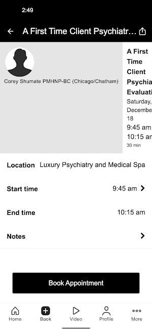 Luxury Psychiatry and Medical Screenshot 2