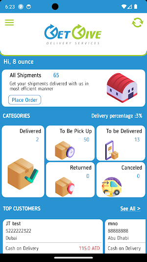 GetGive Delivery Shipper Screenshot 3