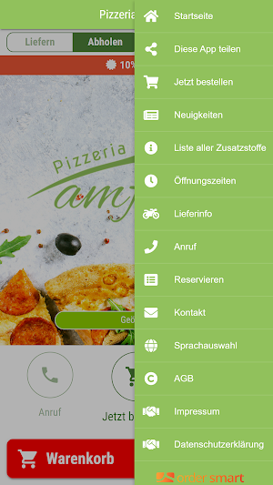 Pizzeria Amfora Screenshot 1