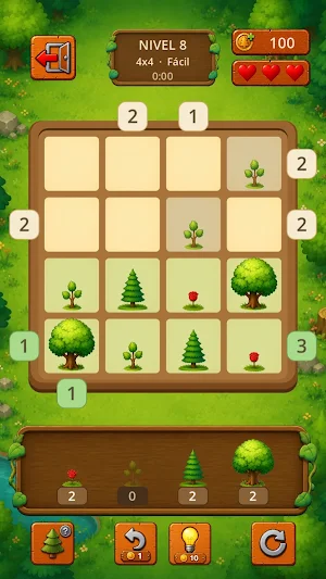 Forest Watch: Puzzle de Logica Screenshot 2