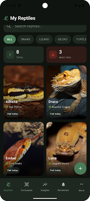 Exotic Reptile Care Screenshot 0
