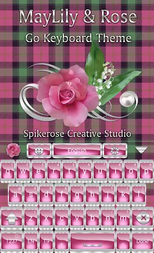 MayLily & Rose Go Keyboard theme Screenshot 0