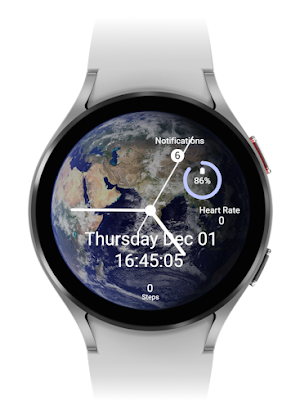 Milky Way Planets Watch Face Screenshot 0