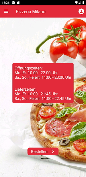 Pizzeria Milano Screenshot 1