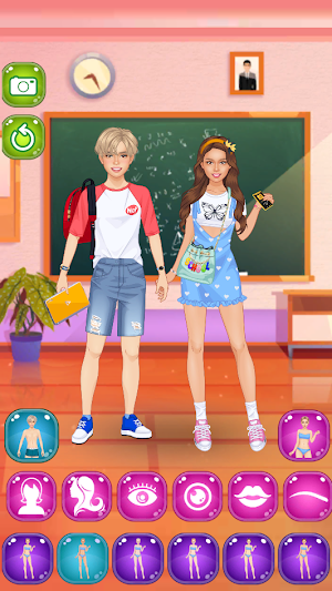 Couple dress up - School Screenshot 0