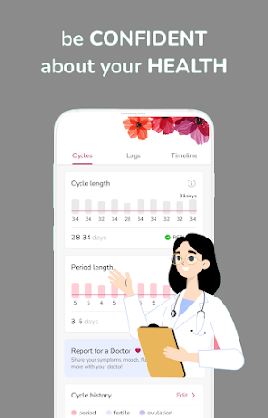 Ovulation & Period Tracker Pro Screenshot 2