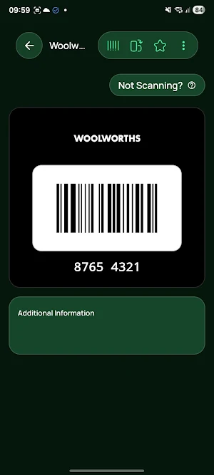 (my)cards: Loyalty Card Wallet Screenshot 3
