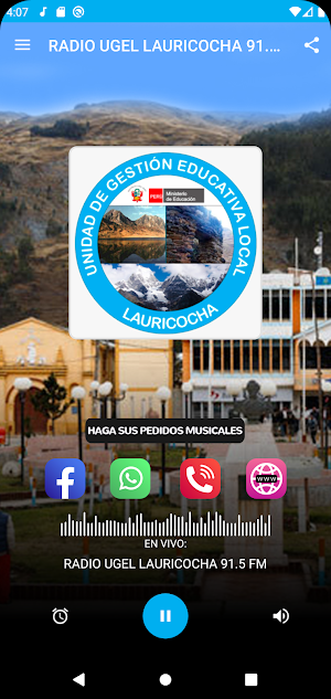RADIO UGEL LAURICOCHA 91.5 FM Screenshot 1