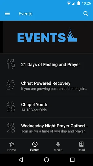 Coastal Chapel App Screenshot 1