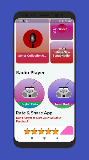 Sinhala Songs & Radio Player Screenshot 2