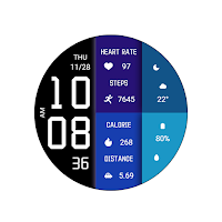 Digital Color Block For WearOS