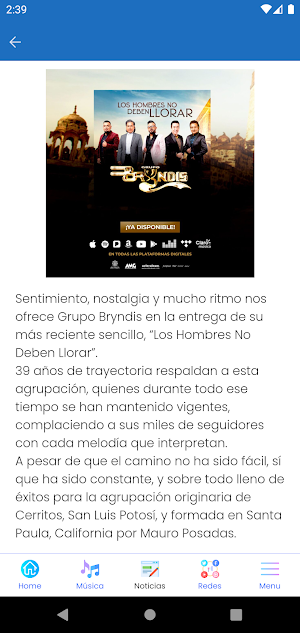 Grupo Bryndis Oficial Screenshot 2