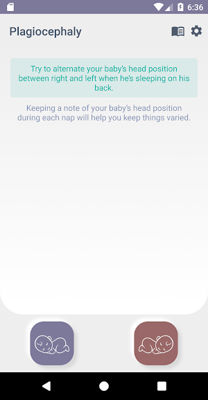 Newborn log - plagiocephaly (f Screenshot 1