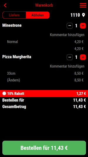 Kazzir Pizza Screenshot 1