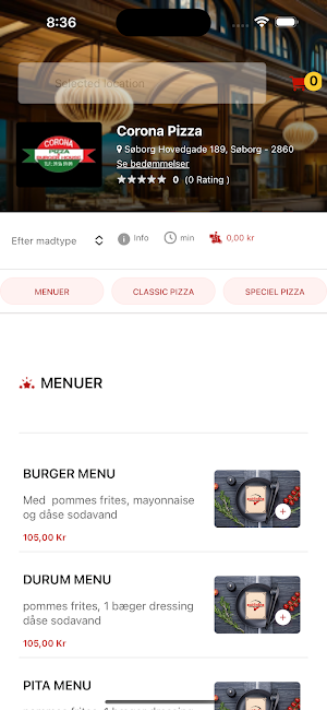 Corona Pizza Screenshot 0