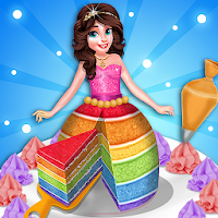 Rainbow Doll Cake Maker DIY Kitchen