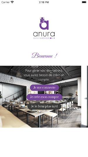 ANURA Restaurants Screenshot 0