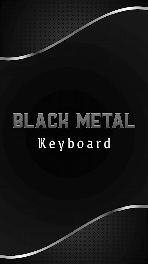 Black Metal Keyboard & Themes Screenshot 2