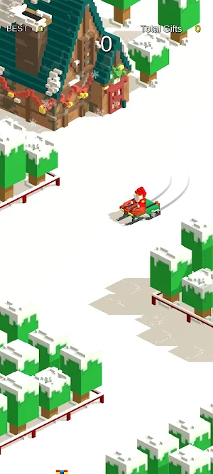 Merry Drift Gift Dash Screenshot 0