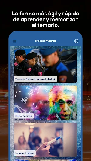 iPolicíaMadrid - Oposiciones Screenshot 1