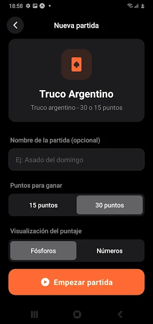Puntify - Anotador de juegos Screenshot 1