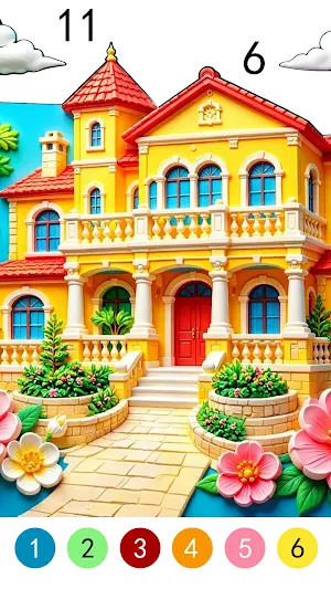 Craft Color By Number Game Screenshot 1