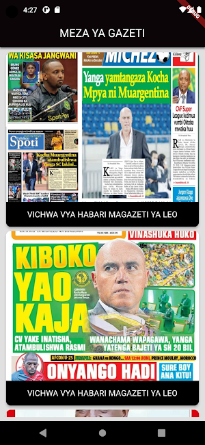 MEZA YA GAZETI TANZANIA Screenshot 1