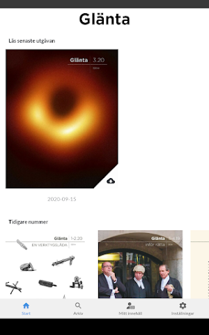 Glänta Screenshot 2