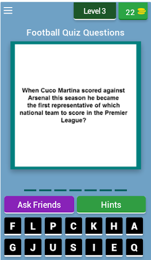 Football Quiz‏ - Questions Screenshot 3
